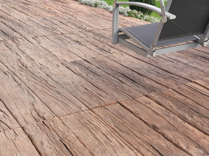 Rehak Exterier Betonove Platne Platna Linia Dreva Doska Imitacia Dub 100x25x5cm Dub Svetly