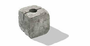 18x18x18 cm polovička
