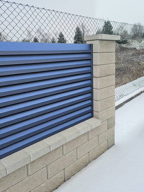 ALFA BLOCK jednostranne štiepaná - ľavý roh 3BFL 40x20x15cm bielosivá