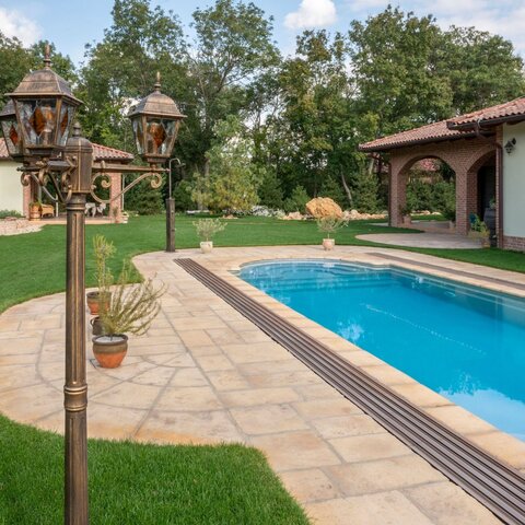 Betónová Platňa BRADSTONE Old Town Kruhy - malý kruh pr.270 cm pieskovcová