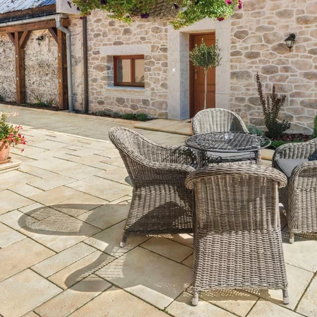 Betónová Platňa BRADSTONE Travero 20/20/3,3-3,7 cm béžová melírovaná