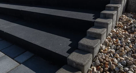 Betónový Schod Blok 100x35x15cm grafitový