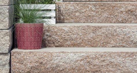 Betónový Schod Grand 100x35x15 cm hnedá