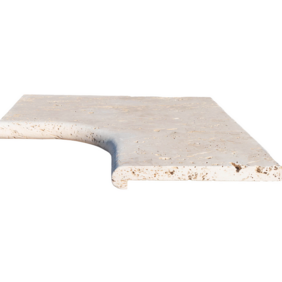 Bezénový lem s nosom vnútorný roh travertín ATR 22