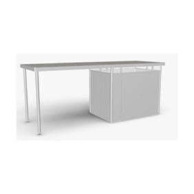 Bočná strecha HighLine® H2 strieborná-metalická