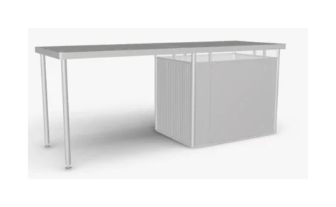 Bočná strecha HighLine® H2 strieborná-metalická