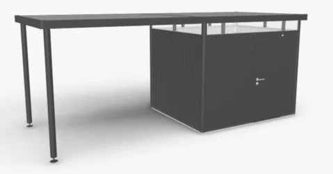 Bočná strecha HIghLine® H3 tmavosivá-metalická