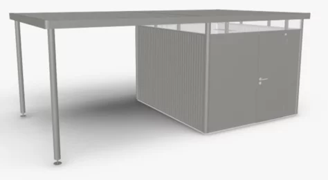 Bočná strecha HighLine® H5 kremeňovosivá-metalická