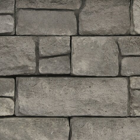 BRADSTONE Mountain Block Rohový prvok sivý melírovaný
