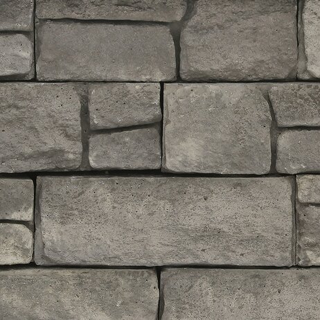 BRADSTONE Mountain Block Rohový prvok sivý melírovaný