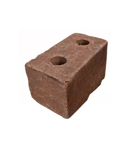 CRASH BLOCK znížený kameň s otvormi HX 8/9/RO hnedá