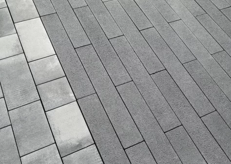 Dlažba KARETO 10 cm trýskano-kartáčovaná čierna