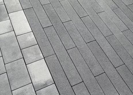 Dlažba KARETO 10 cm trýskano-kartáčovaná čierna