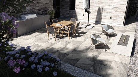 Dlažba Modern Moments 60x60x6cm melír Marble