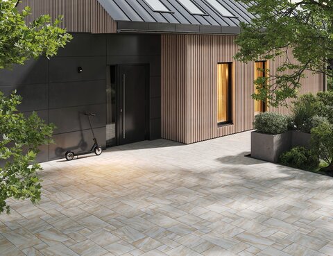 Dlažba Modern Moments Kombi 6 cm melír Honey