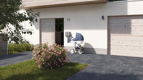 Dlažba Modern Moments Kombi 6 cm melír Moonlight