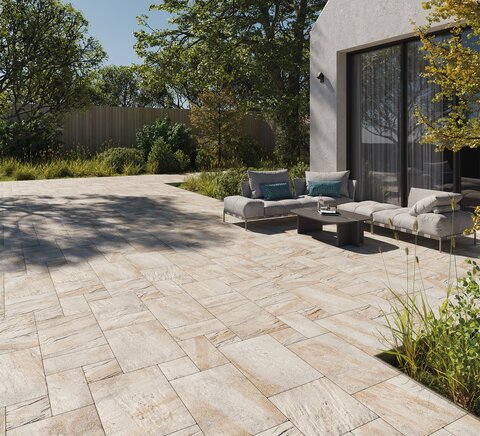 Dlažba Nature Moments 30x30x6cm melír Honey