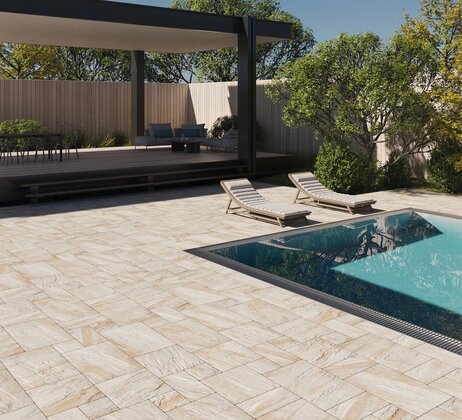 Dlažba Nature Moments Kombi 6 cm melír Honey