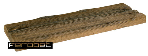 Drevené Prkno 75 reliéfne 75x25x5 cm staré drevo