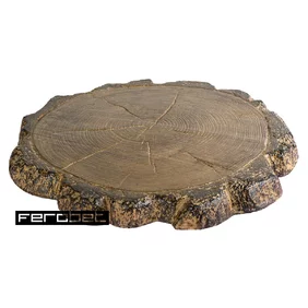 Drevo šlapák reliéfny ø 45 cm staré drevo