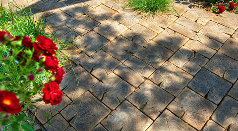 Drevo Špalok 25 reliéfny 24x24x5 cm staré drevo