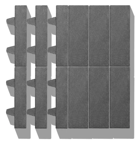 Eko dlažba LINEO hydro 8 cm grafitová 30x10x8 cm (40%)