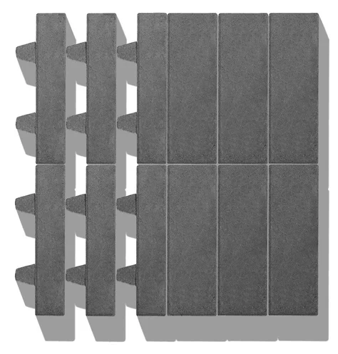 Eko dlažba LINEO hydro 8 cm grafitová 30x10x8 cm (40%)