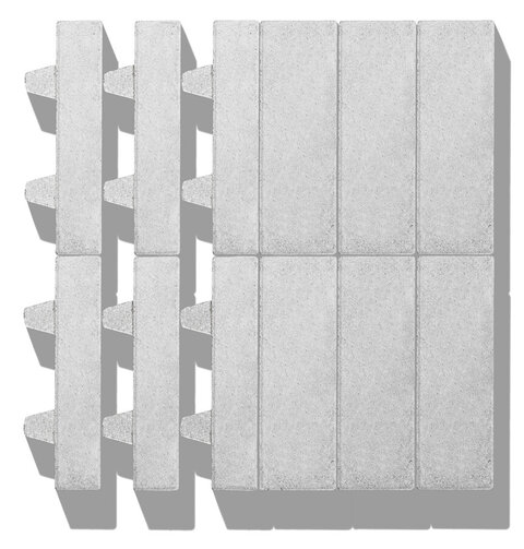 Eko dlažba LINEO hydro 8 cm sivá 30x10x8 cm (40%)