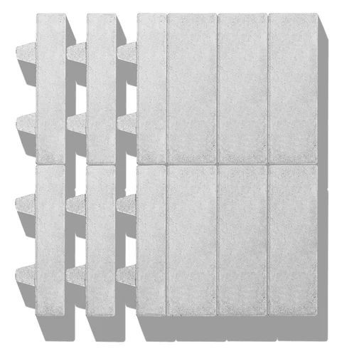 Eko dlažba LINEO hydro 8 cm sivá 30x10x8 cm (40%)