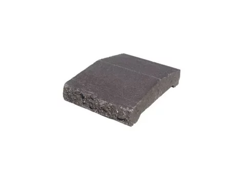 FACE BLOCK Plotová strieška ZDV 200 priebežná so štiepaným čelom 20/30/7cm čierna