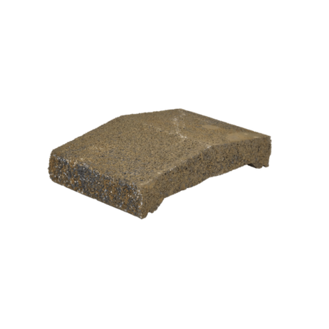 FACE BLOCK Plotová strieška ZDV 200 priebežná so štiepaným čelom 20/30/7cm Gobi