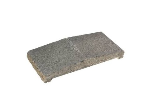FACE BLOCK Plotová strieška ZDV 400 priebežná so štiepaným čelom 24/50/7cm sivá
