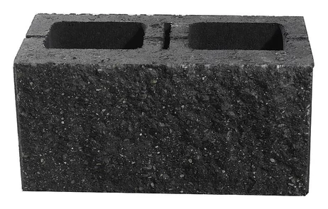 FACE BLOCK tvarovka štiepaný roh HX 2/19/3B čierna