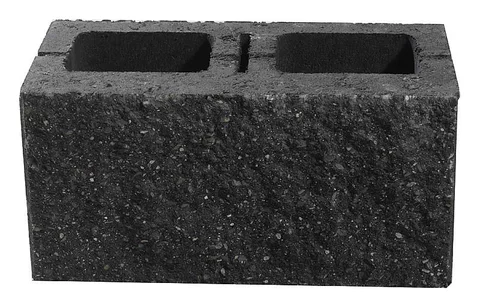 FACE BLOCK tvarovka štiepaný roh HX 2/19/3B čierna
