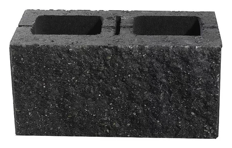 FACE BLOCK tvarovka štiepaný roh HX 2/19/3B čierna
