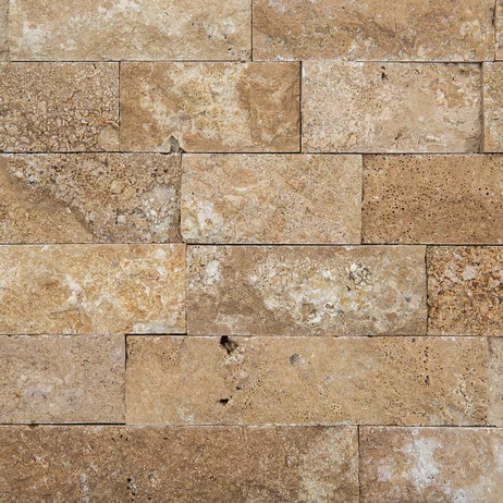 Formátovaný kameň - Brickstone BS 55 travertín Coffee 15x5x1,7-2cm