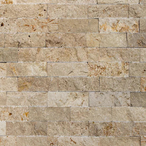 Formátovaný kameň - Brickstone BS 55 travertín Coffee 25x7,62x2,1cm