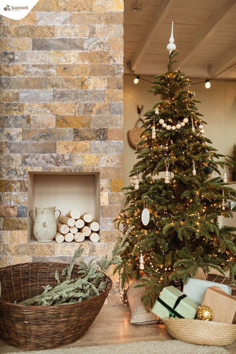 Formátovaný kameň - Brickstone BS 98 travertín Wave