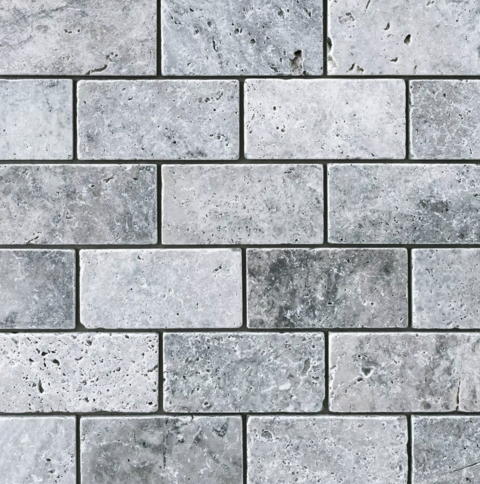 Formátovaný kameň - pílený obklad Travertín travertín ATR 73 Blue Sky úprava antik 15x7,5x1cm