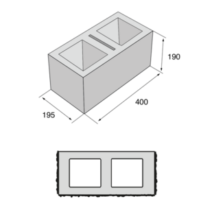 HX 2/19/4B 3 strany štiepané - stĺpová