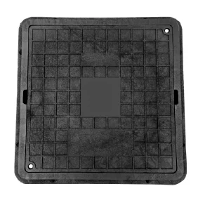 Kompozitný poklop záhradný ŠTVOREC A6kN 600x600 mm