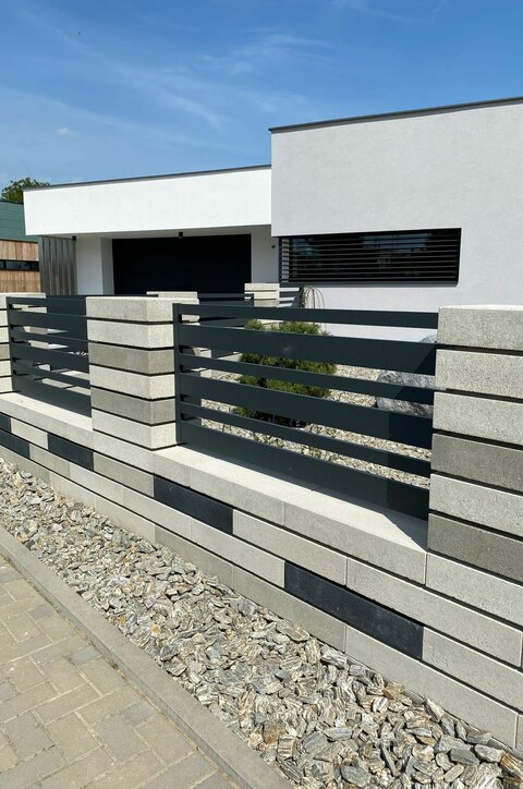 LINE BLOCK priebežná 60/30/12 cm biela