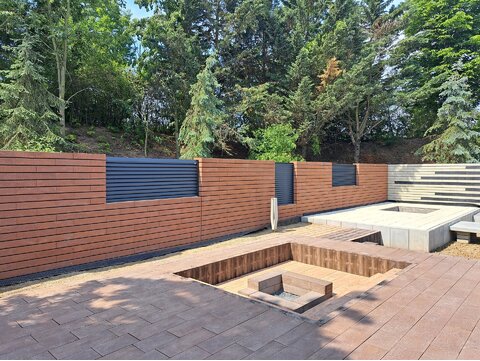 LINE BLOCK stĺpiková 60/30/12 cm Corten