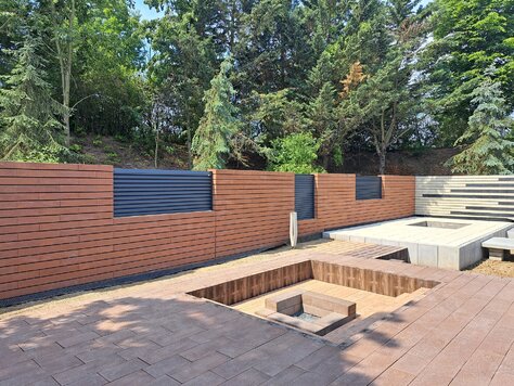 LINE BLOCK stĺpiková 60/30/12 cm Corten