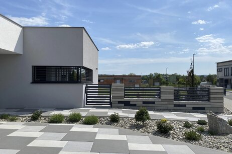 LINE BLOCK ukončujúca 60/30/12 cm karamelvoá