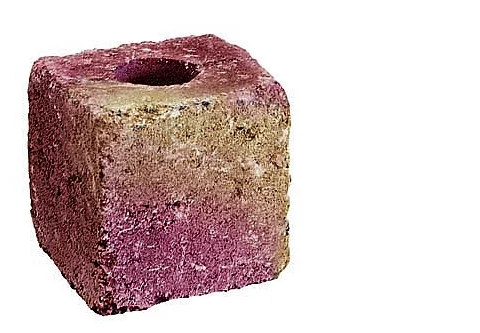 Murovací blok History základný kameň polovičný červeno-okrový