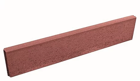 Obrubník parkový 100/20/5cm červená