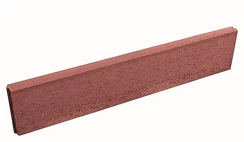 Obrubník parkový 100/20/5cm červená