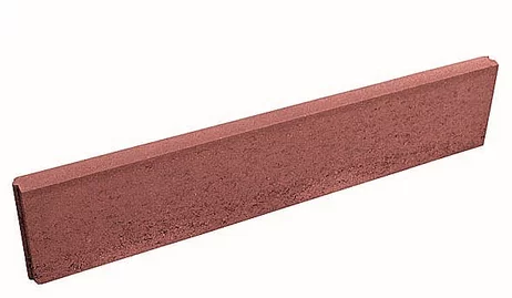 Obrubník parkový 100/20/5cm červená