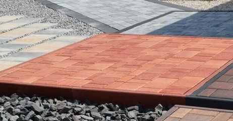 Obrubník parkový 100x20x5cm terakota